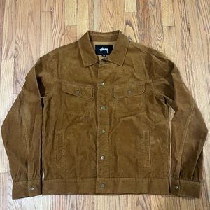 Men’s Stussy brown corduroy jacket Medium